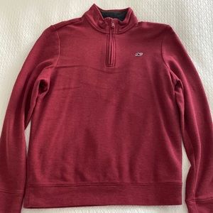 Vineyard Vines Boys Medium (12-14) 1/4 zip pullover